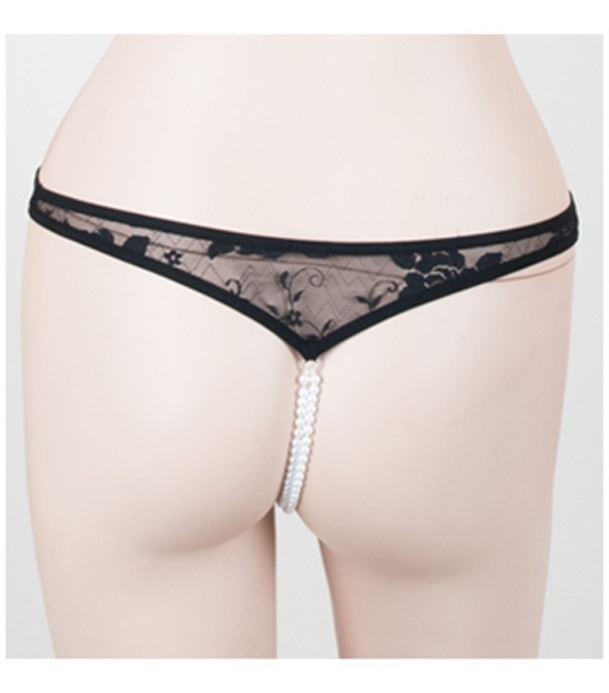 Slip ouvert aus weicher Stretch-Spitze