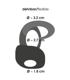 Penisring mit Hodenring „Cockring“, dehnbar