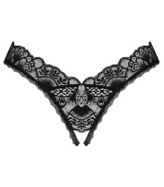 Slip „Ivannes“ mit Spitze und semitransparentem Mesh