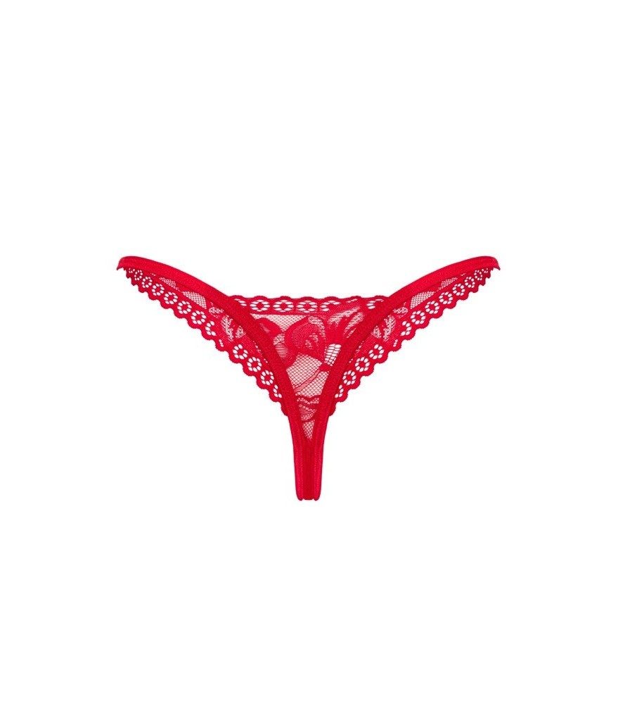 Slip aus Stretch-Feinnetz mit Leo-Samtflockprint