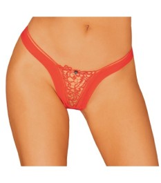 Slip aus Stretch-Feinnetz mit Leo-Samtflockprint