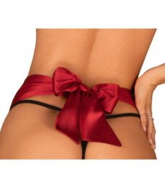 String „Tienesy“ mit Satin-Bindeschleife über dem Po