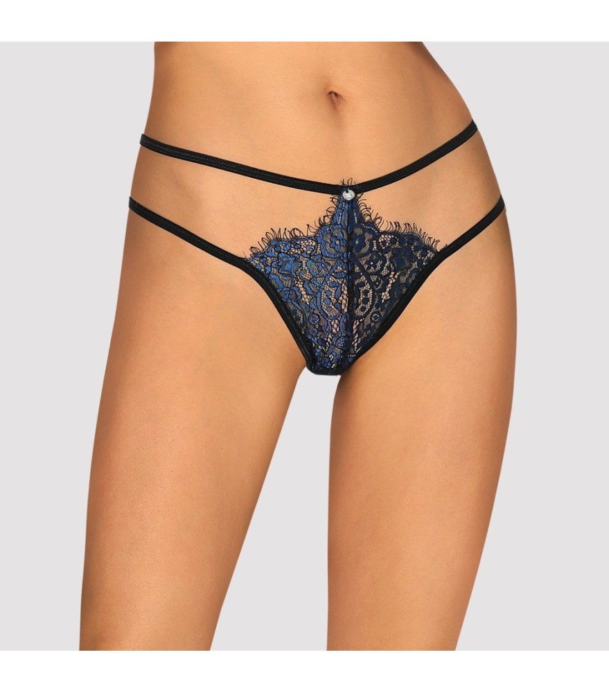 String „Yassmyne“ aus blauer Wimpernspitze