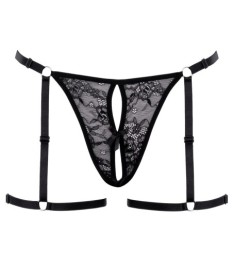 Straps-Slip mit Schenkelriemen