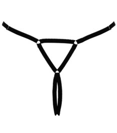 Ouvert-String mit Schmucksteinen