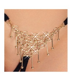 Ouvert-String mit aufwendigem Schmuck