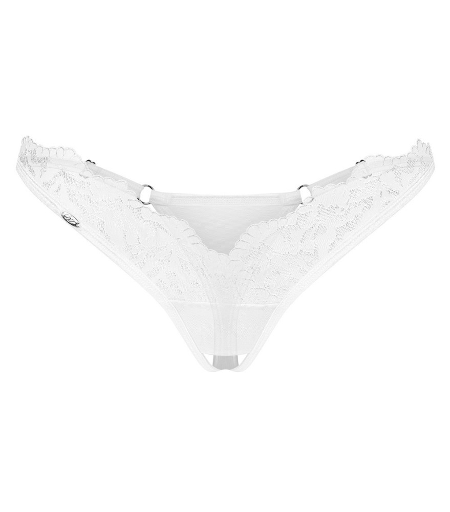 Ouvert-String „Arrowel“ aus Spitze und Tüll