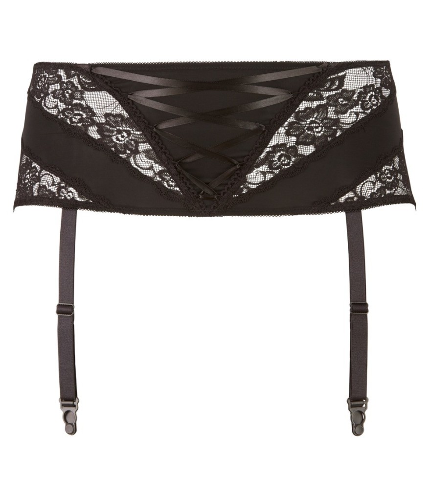 Strapsgurt mit 4 Strapshaltern und Spitzeneinsatz