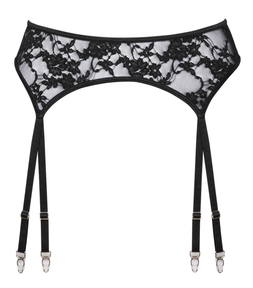 Strapsgürtel aus weicher elastischer Blütenspitze