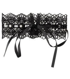 String „Yassmyne“ aus blauer Wimpernspitze