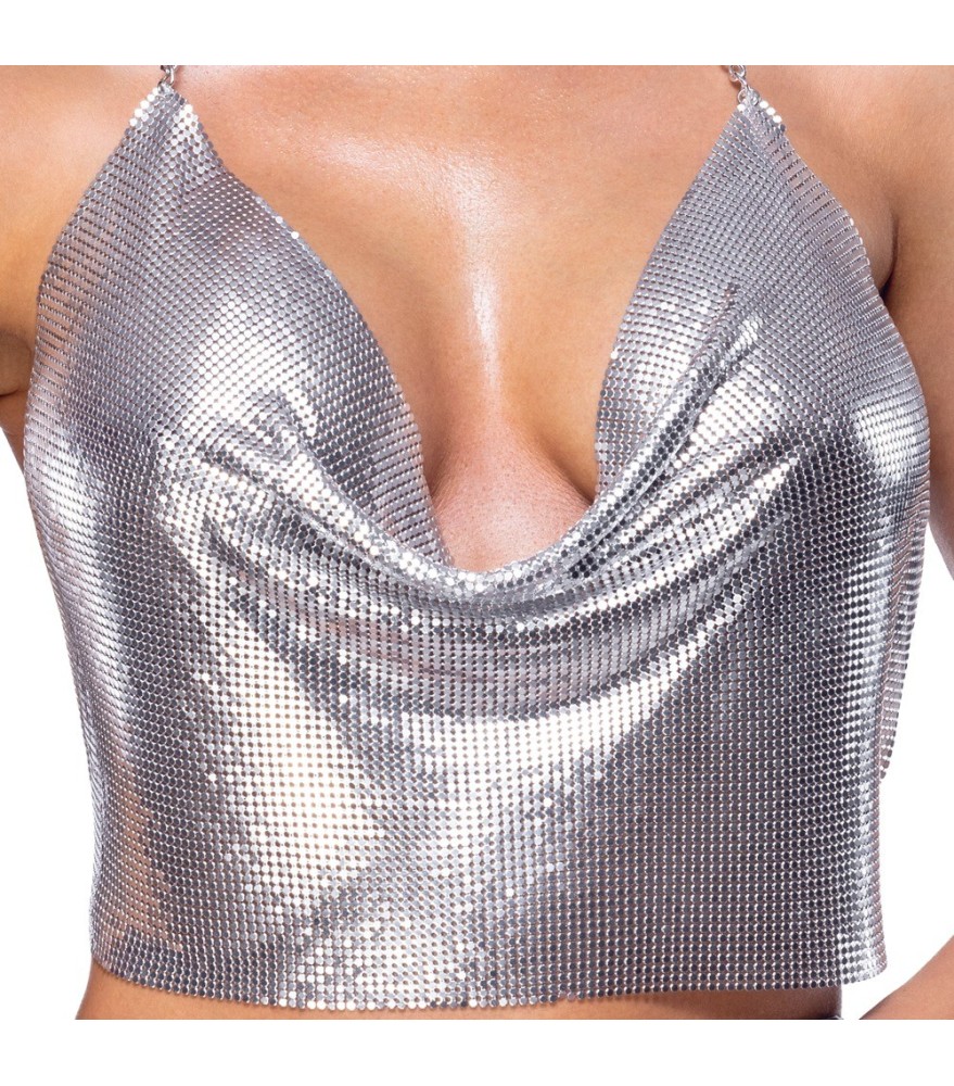 Ouvert-String „Matildea“ mit goldfarbenen Schmuckdetails