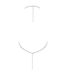 Ouvert-String „Matildea“ mit goldfarbenen Schmuckdetails