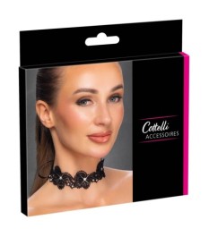 Halsband aus Stickerei in Spitzenoptik