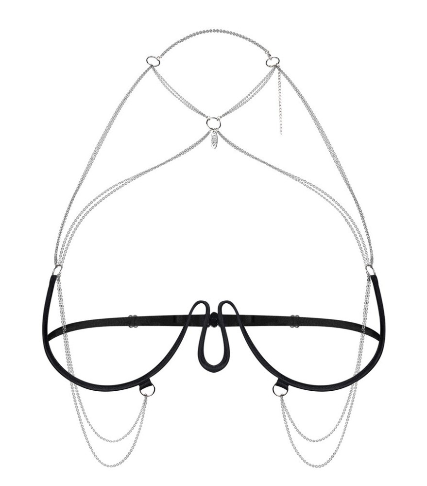 Ouvert-BH „Lustique“ mit Kettchenschmuck