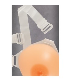 Silikonbrüste mit Halter, 2 x 400 g, breite Träger abnehmbar