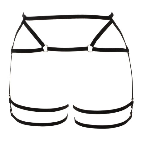 Hüftharness aus Samt-Stretchbändern