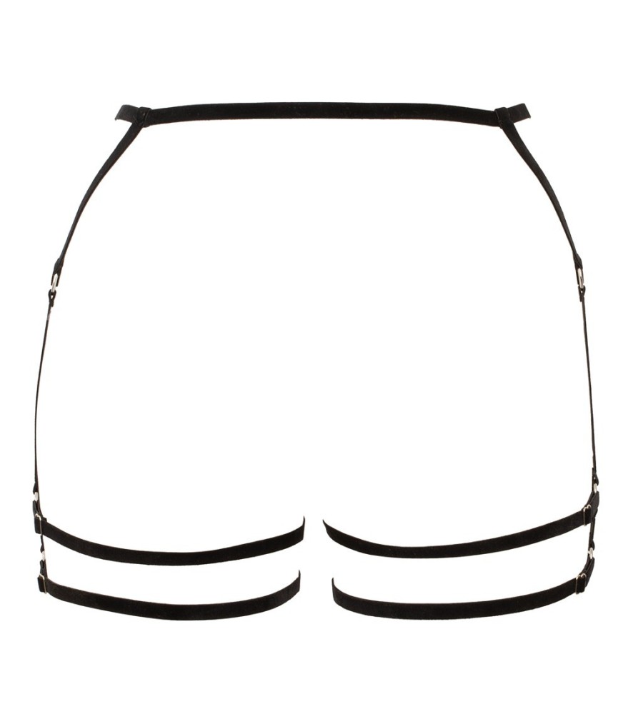 Metallic-Top mit Wasserfall-Ausschnitt