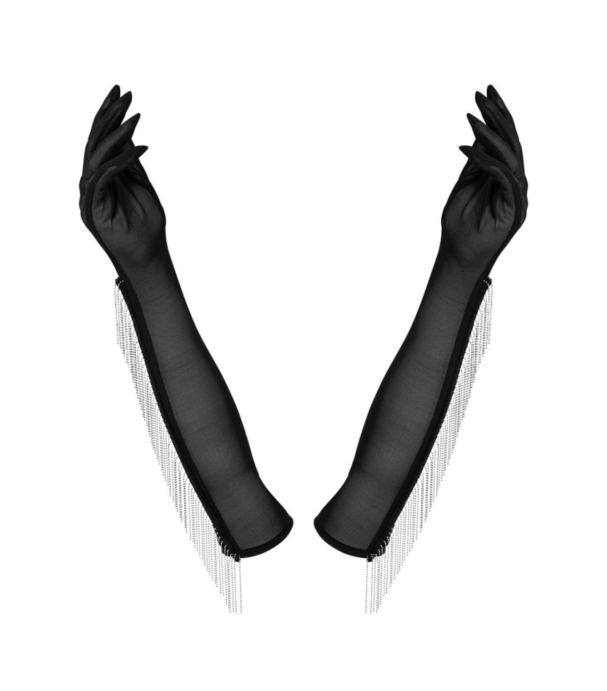 Handschuhe „Milladis“ mit Kettchen-Fransen