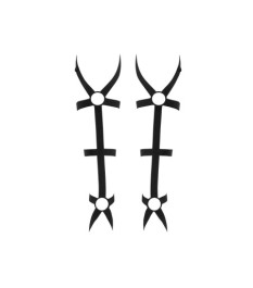 Beinstulpen „Armares“ in Riemen-Optik