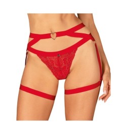 Harness „Elianes“ aus roten weichen Stretchriemen