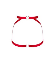 Metallic-Top mit Wasserfall-Ausschnitt