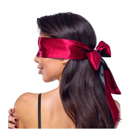 Bondage-Schal aus seidigem Satin