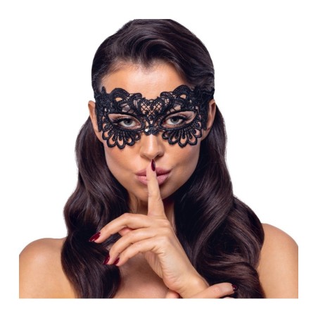 Augenmaske aus Spitze & Stickerei