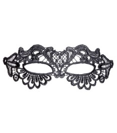 Augenmaske aus Spitze & Stickerei