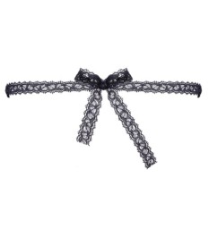 Augenmaske aus Spitze & Stickerei