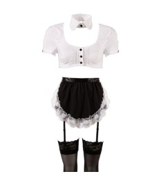 Dienstmädchen-Kostüm, 6-teilig