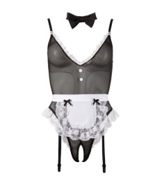 3-teiliges Kellnerinnen-Kostüm