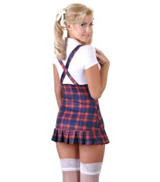 Schuluniform-Kostüm mit Strapsen