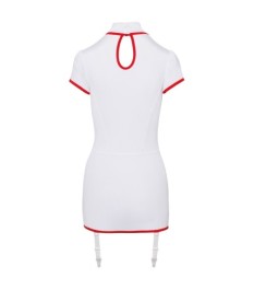 Kleid mit Strapsen im Krankenschwester-Look