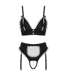 2-teiliges Dienstmädchen-Kostüm