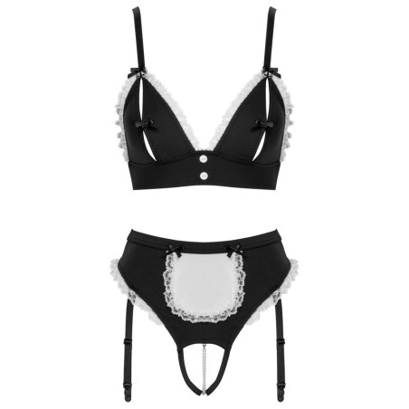 2-teiliges Dienstmädchen-Kostüm