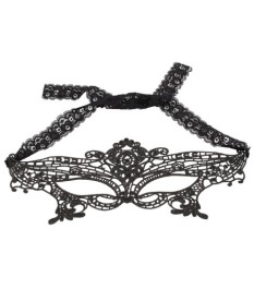 Augenmaske aus Spitze & Stickerei