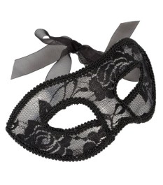 Augenmaske mit Spitze überzogen