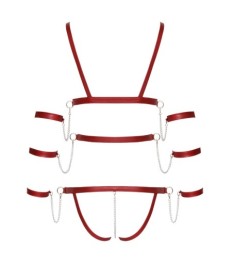 Body ouvert mit 6 abnehmbaren Fesseln