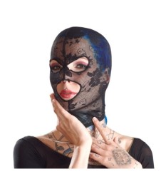 Kopfmaske aus weicher elastischer Spitze