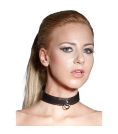 Halsfessel aus Lederimitat