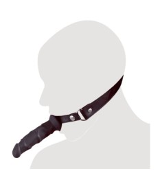 Knebel "Heavy Duty" mit Silikondildo außen