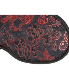 3-teiliges Bondage-Set aus Satin mit Muster