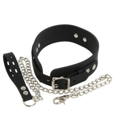 Halsfessel mit abnehmbarer Leine