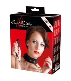 Halsfessel mit abnehmbarer Leine