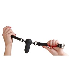 Augenmaske aus filigraner, asymmetrischer Stickerei