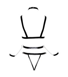 Brustharness plus String ouvert inkl. Handfesseln