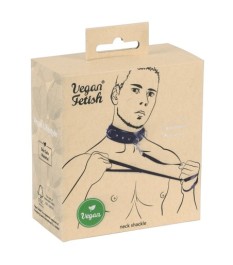 Halsfessel plus abnehmbare Leine, vegan