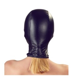 Kopfmaske im elastischen, 2-farbigen Mattlook