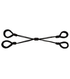 Fesselkreuz „Cuff Set Rope“ mit verstellbaren Schlaufen für Hände & Füße
