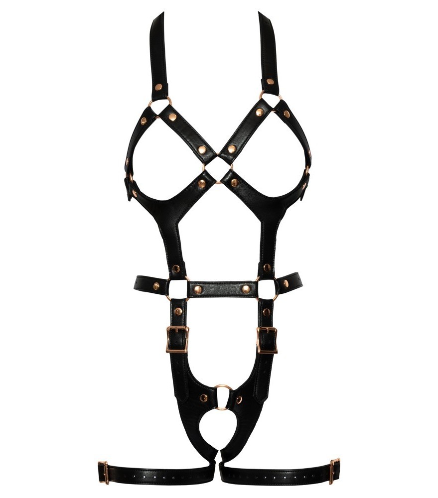 Hals-Handfessel mit Taillengurt